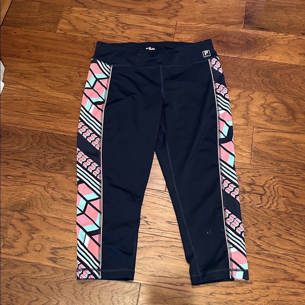 Fila Navy crop Leggings
